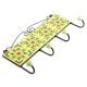 Lime Green Yellow Tiny Flower Tiles Hooks